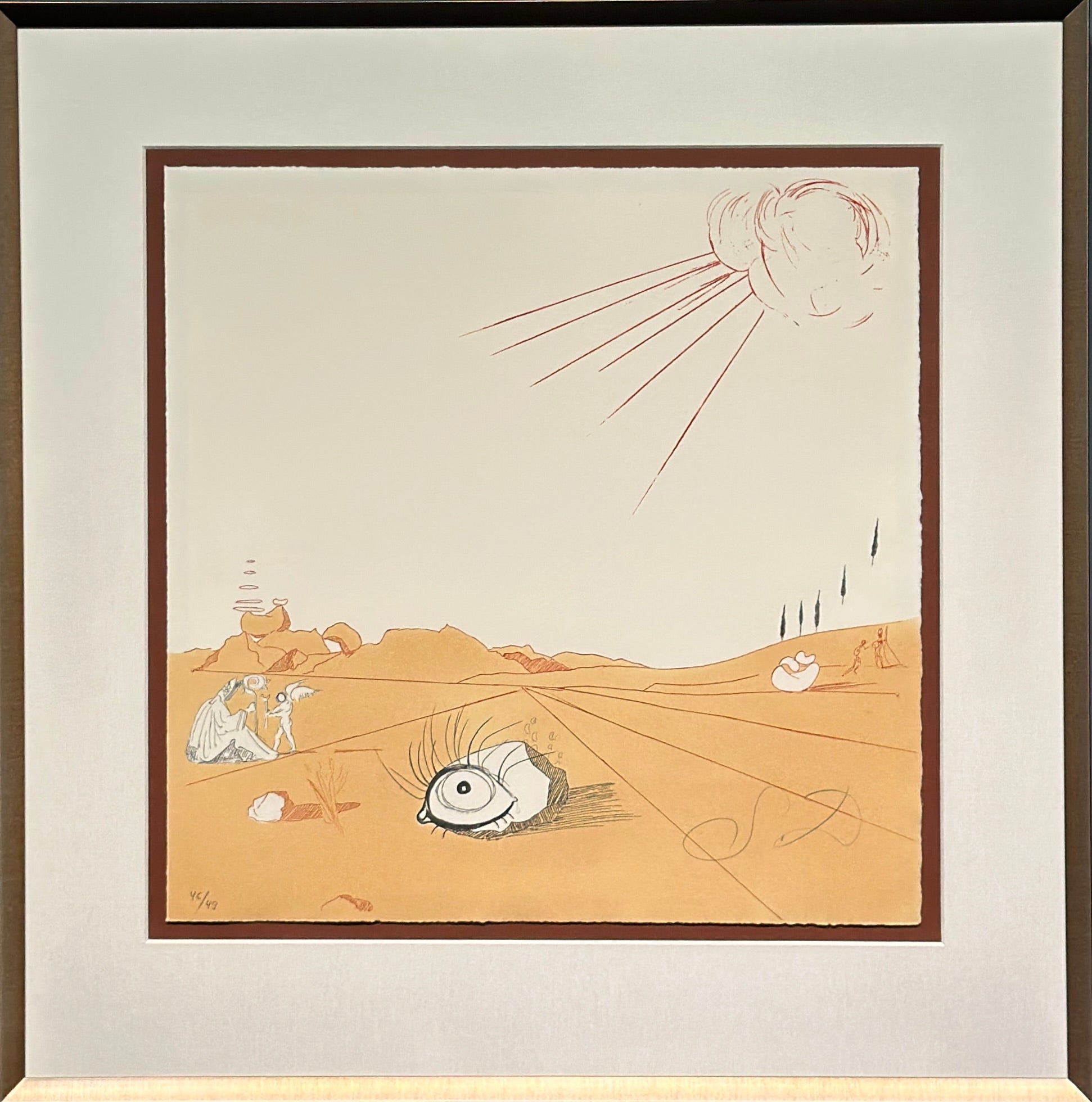 Salvador Dalí – Espace Paysage from Cobea