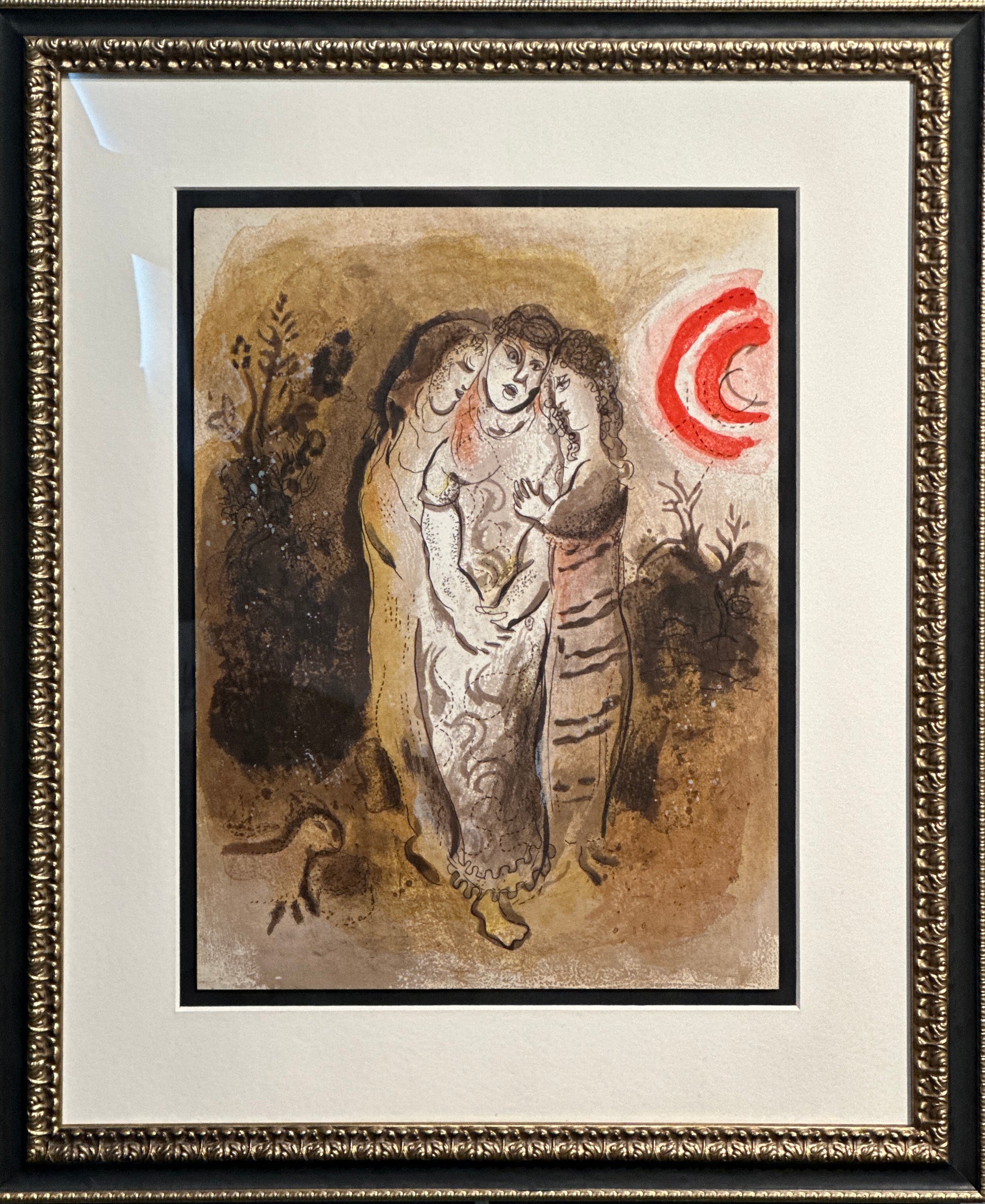 Marc Chagall-Naomi and Her Daughters-in-Law
