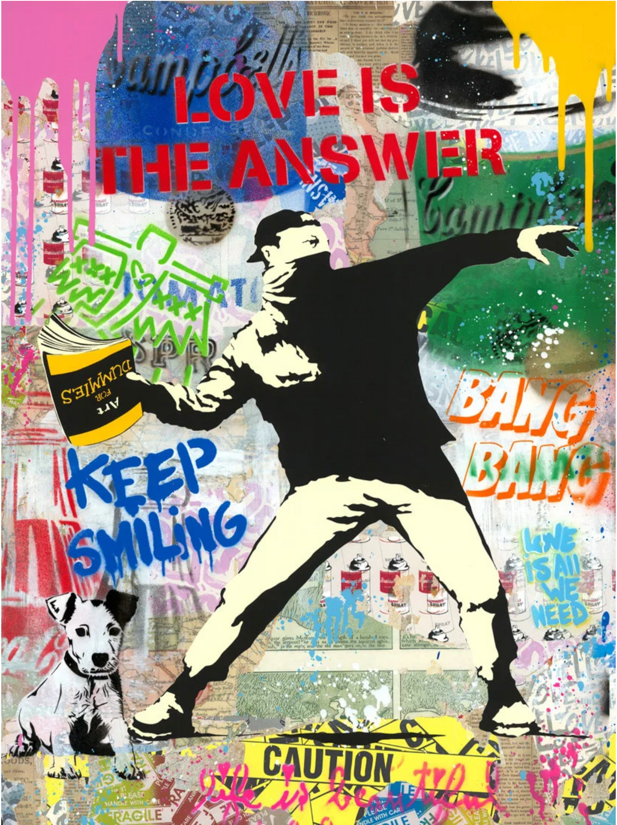 Mr. Brainwash – Banksy Thrower (Paper)