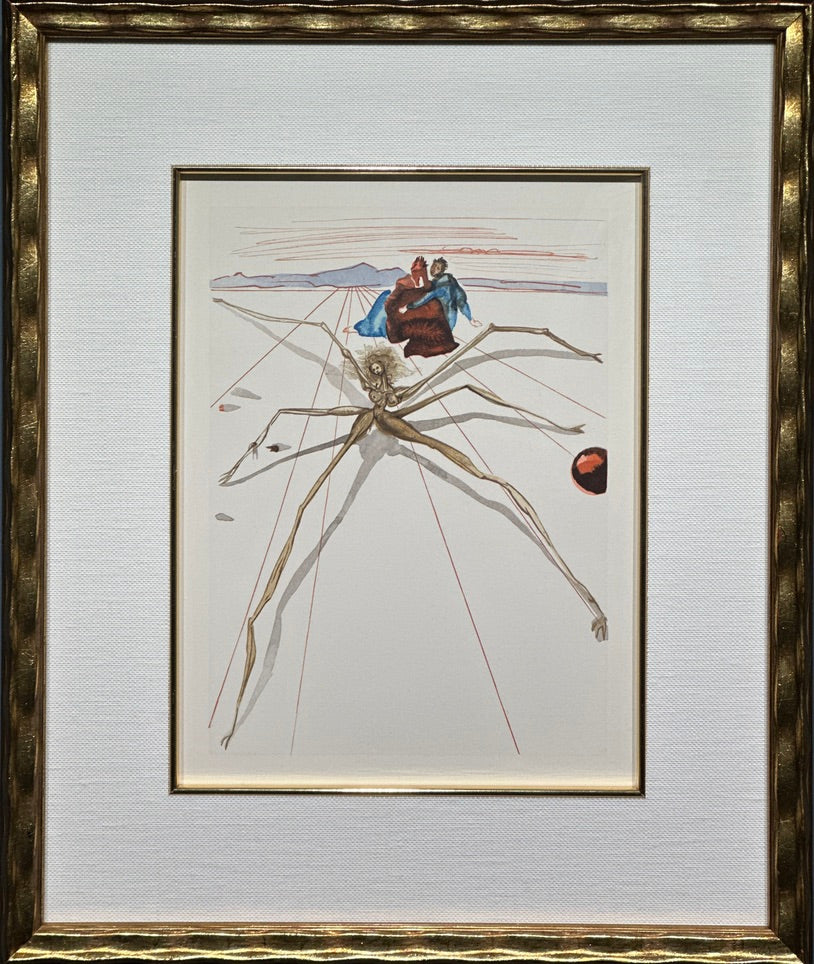 Salvador Dali- Divine Comedy -Leaving the Terrace of Anger"