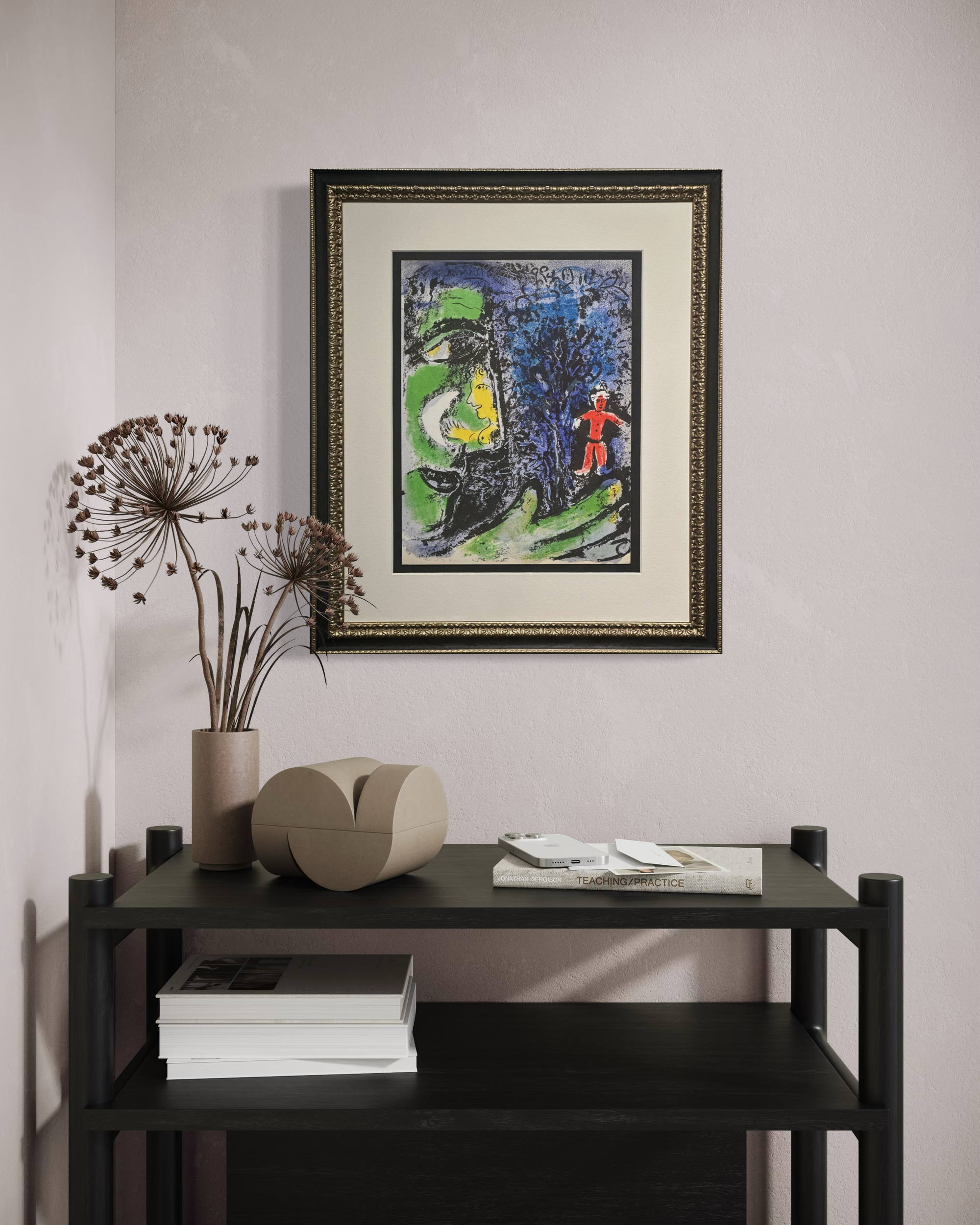 Marc Chagall – Profile and Red Child