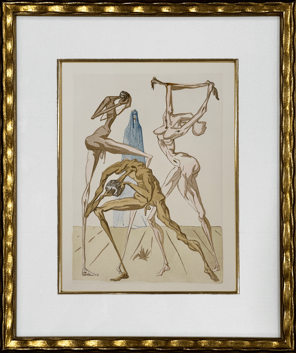 Salvador Dalí – Simoniacs (Inferno Canto 15)