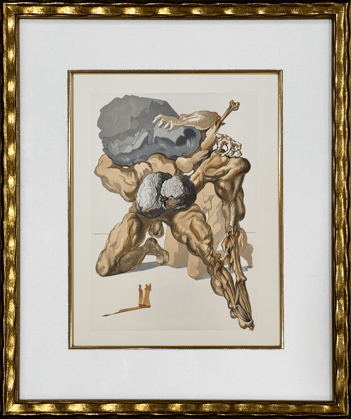 Salvador Dalí – The Avaricious (Inferno Canto 7)
