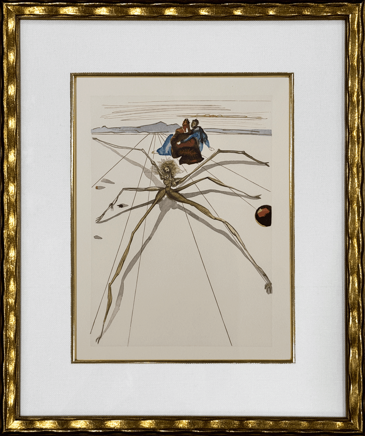 Salvador Dalí – Leaving the Terrace of Anger (Purgatorio Canto 26)