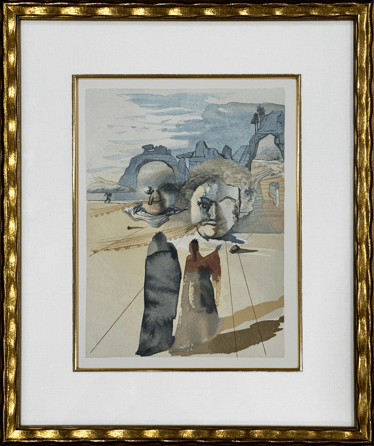 Salvador Dalí – Greed and Lavishness (Purgatorio Canto 20)