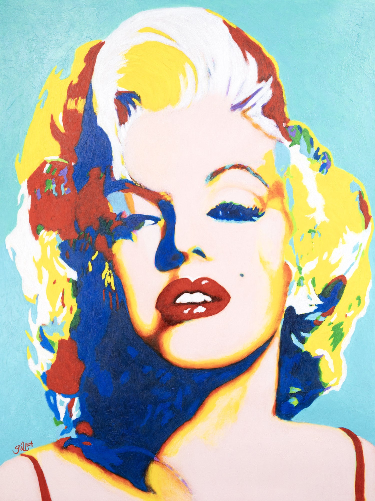 MM Portrait in Turquoise Room, 2024