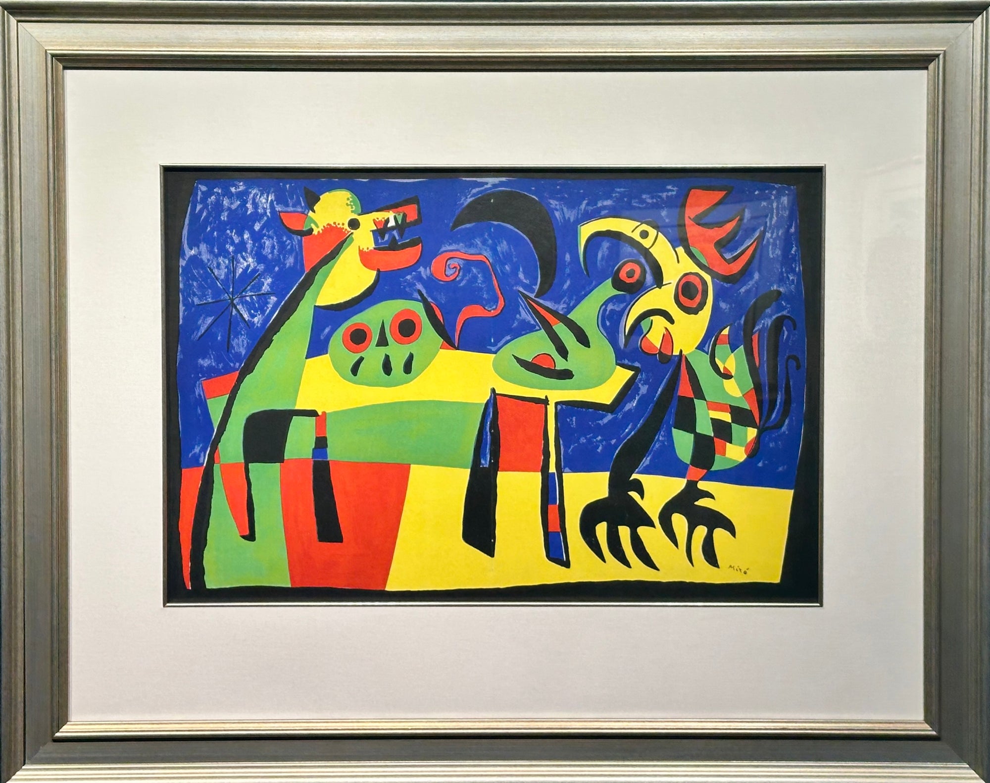 Miró - Le Chien Aboyant a La Lune (The Dog Barking at the Moon)