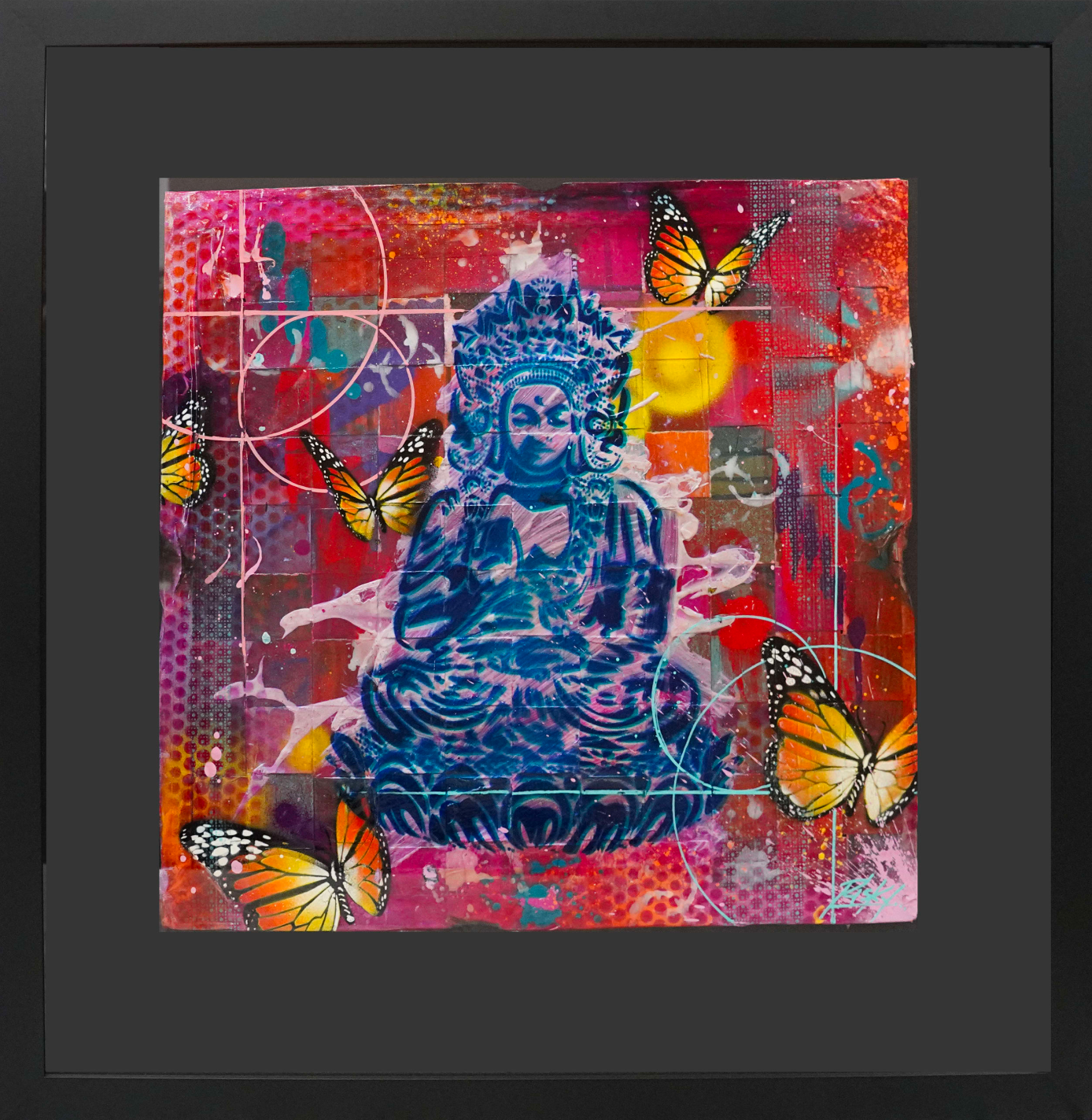 Peaceful Warrior Buddha Wove, 2023