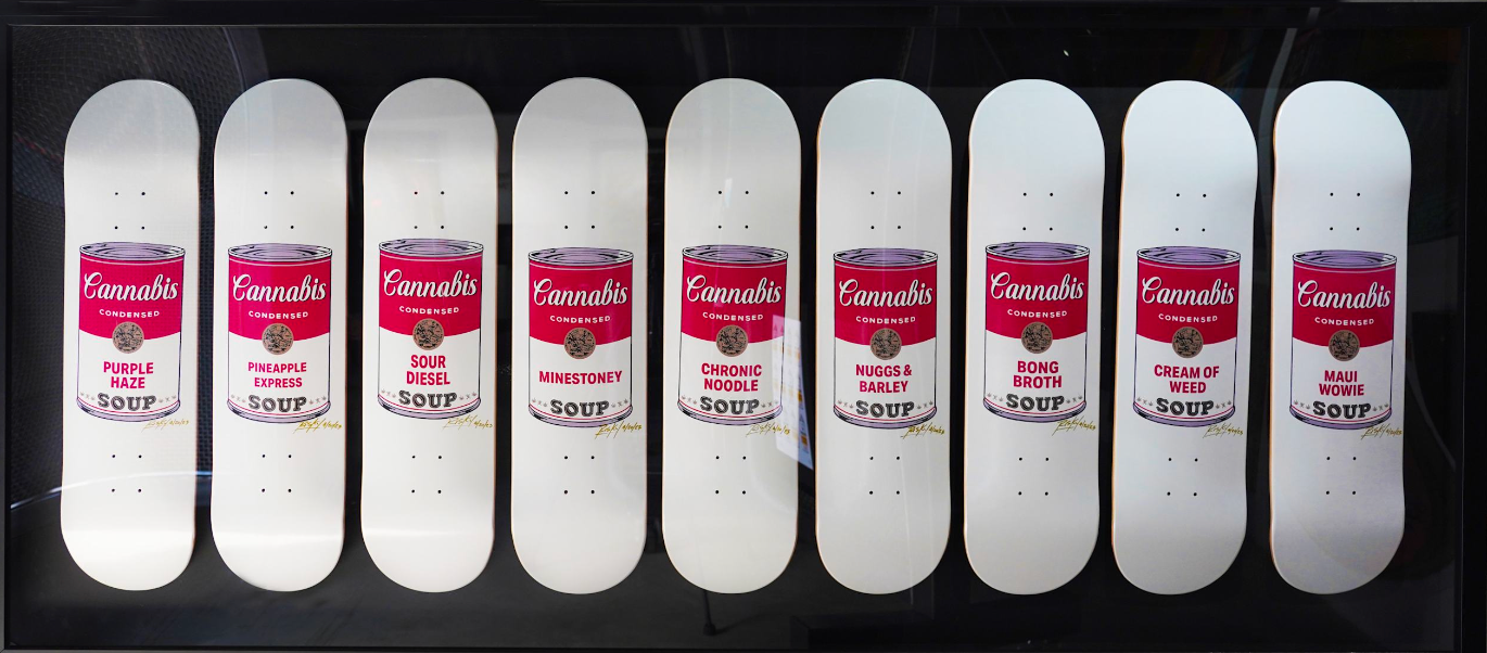 Cannabis Condensed Soup Skate Board Set