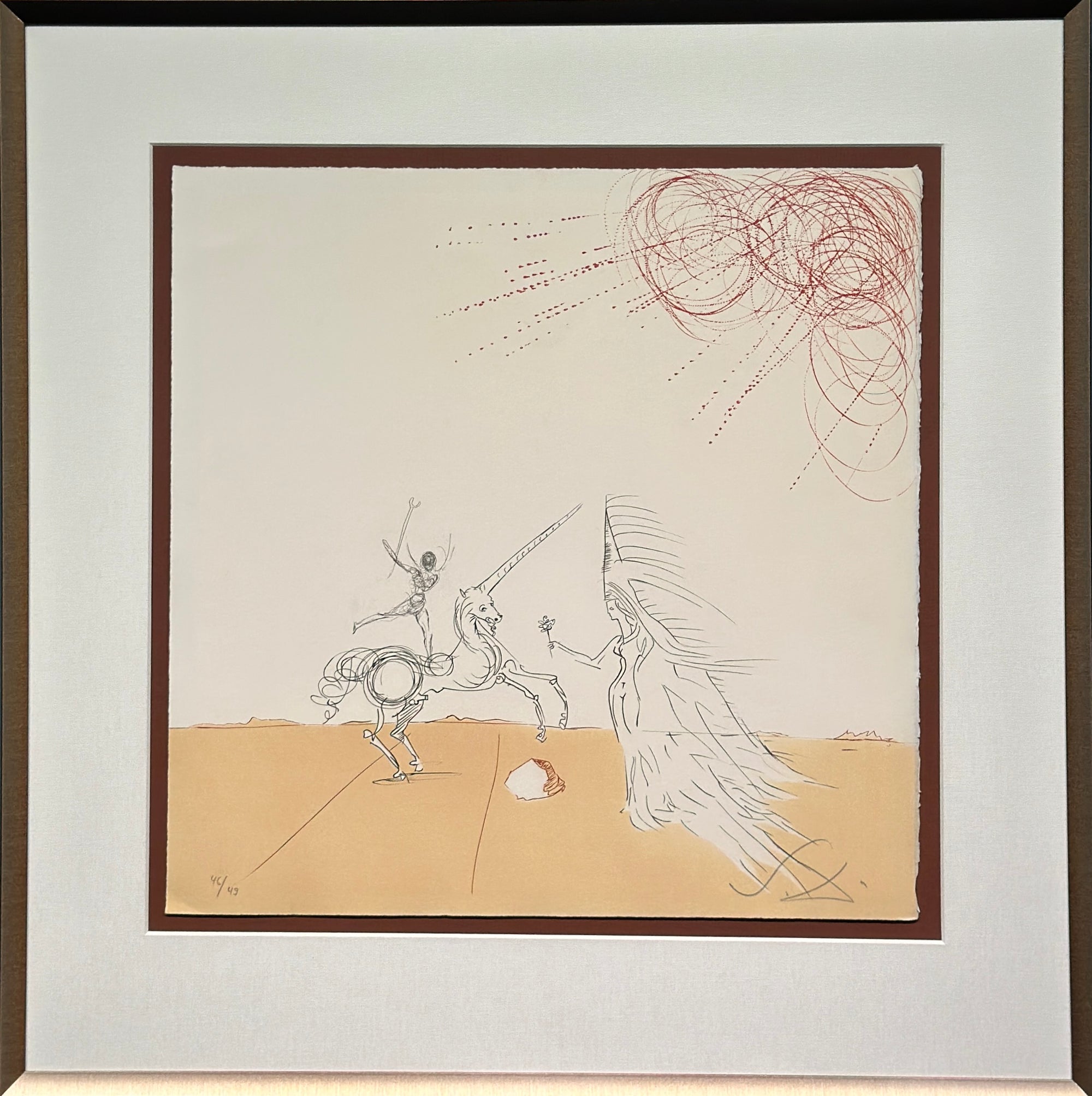 Salvador Dalí – Désert Fabuleux from Dahlia