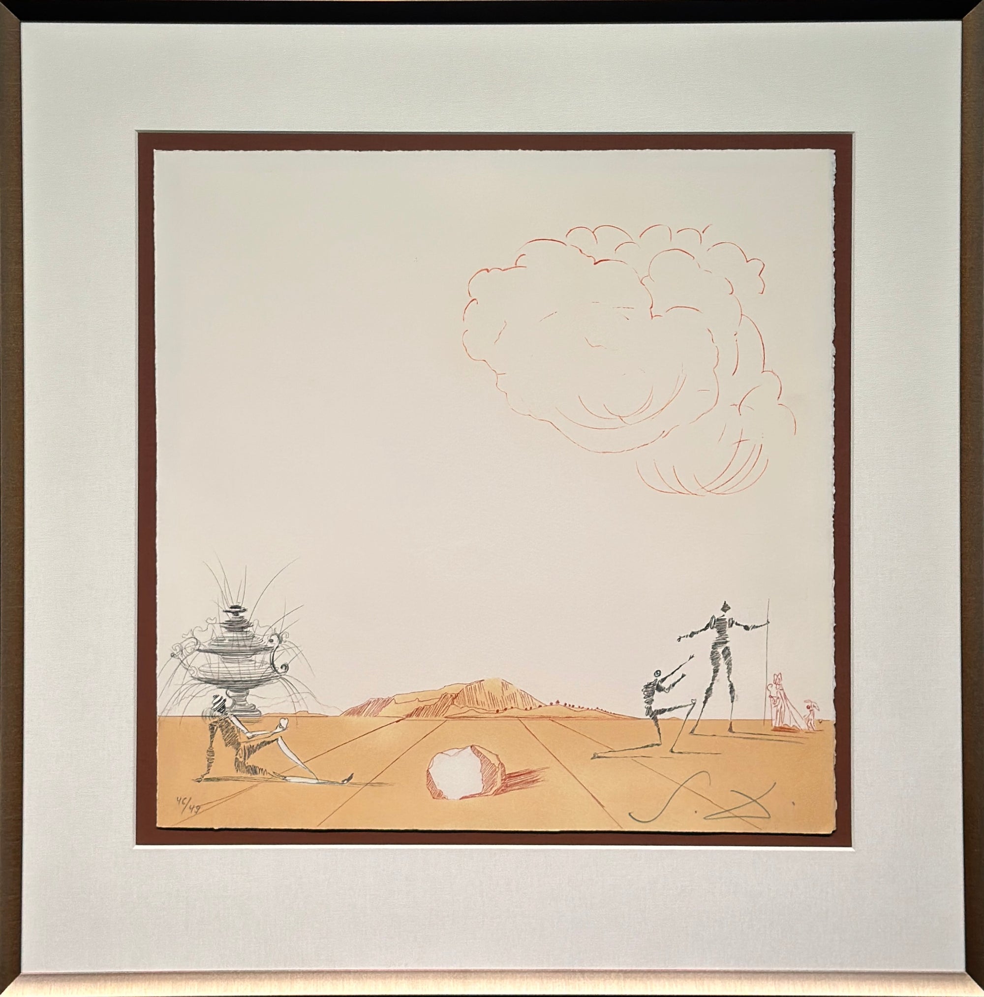 Salvador Dalí – Fantasmes de la Plaine d'Ampurdam from Begonia