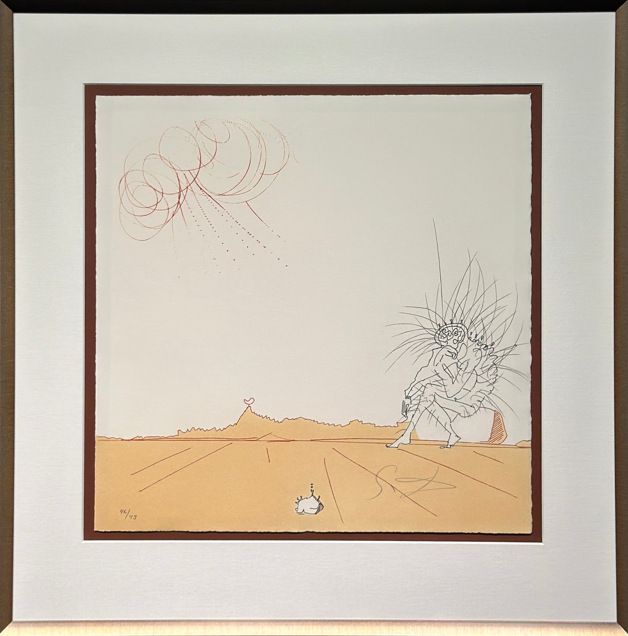 Salvador Dalí – Méditation Orogenique from Pansy