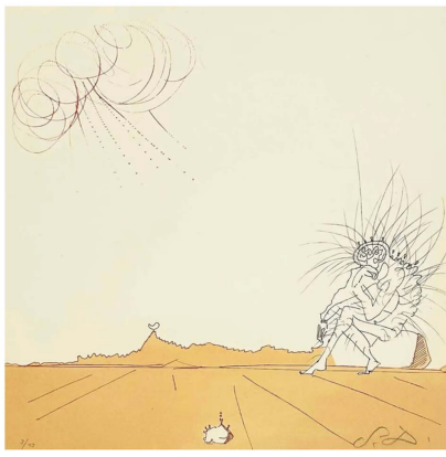 Salvador Dalí – Méditation Orogenique from Pansy