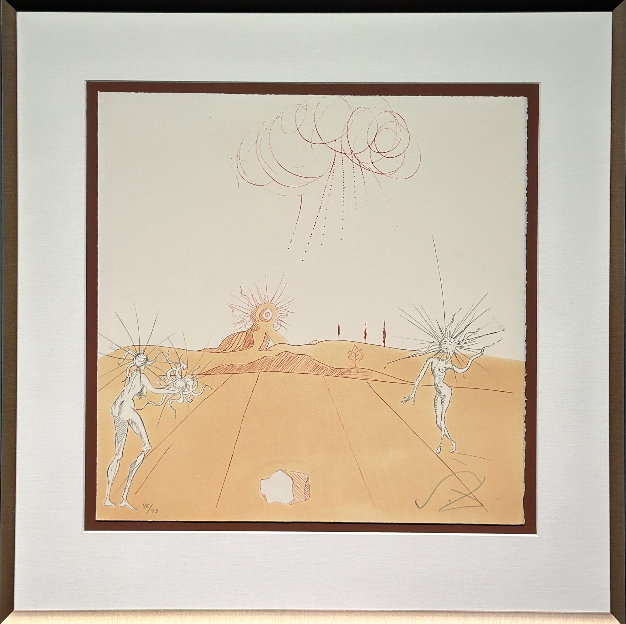 Salvador Dalí – Paysage Avec Figures-Soleil from Sun