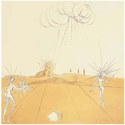 Salvador Dalí – Paysage Avec Figures-Soleil from Sun