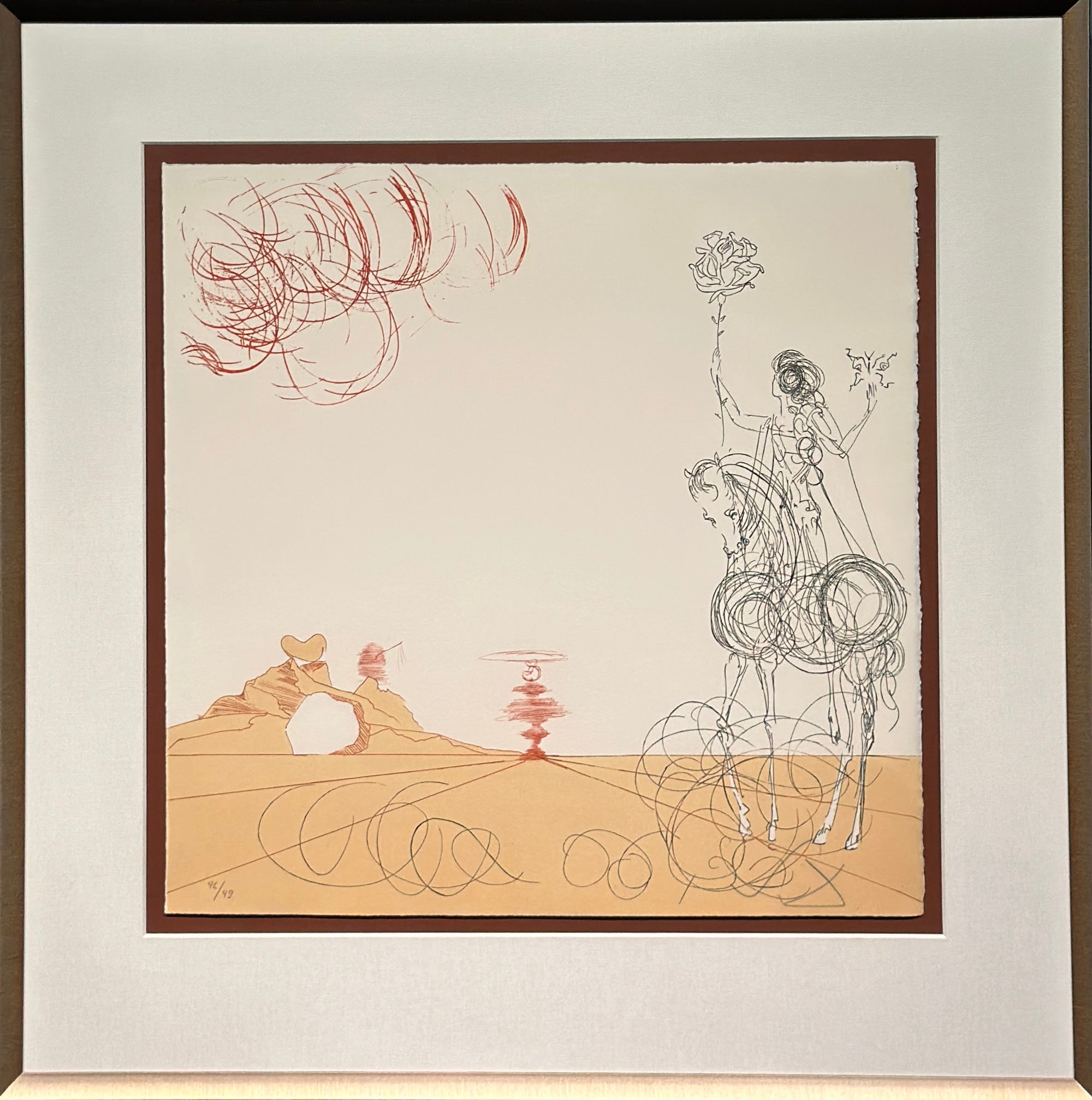 Salvador Dalí – Tourbillon-spirale from Rose