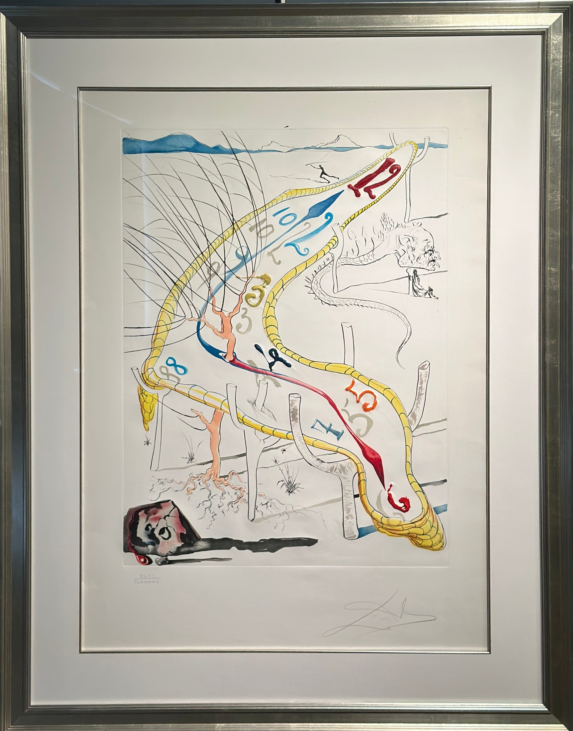Salvador Dali-Frozen Watch of Space Time, 1974
