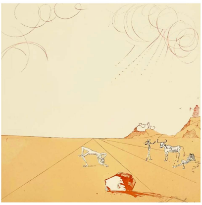 Salvador Dalí – Paysage Ibérique from Passiflore