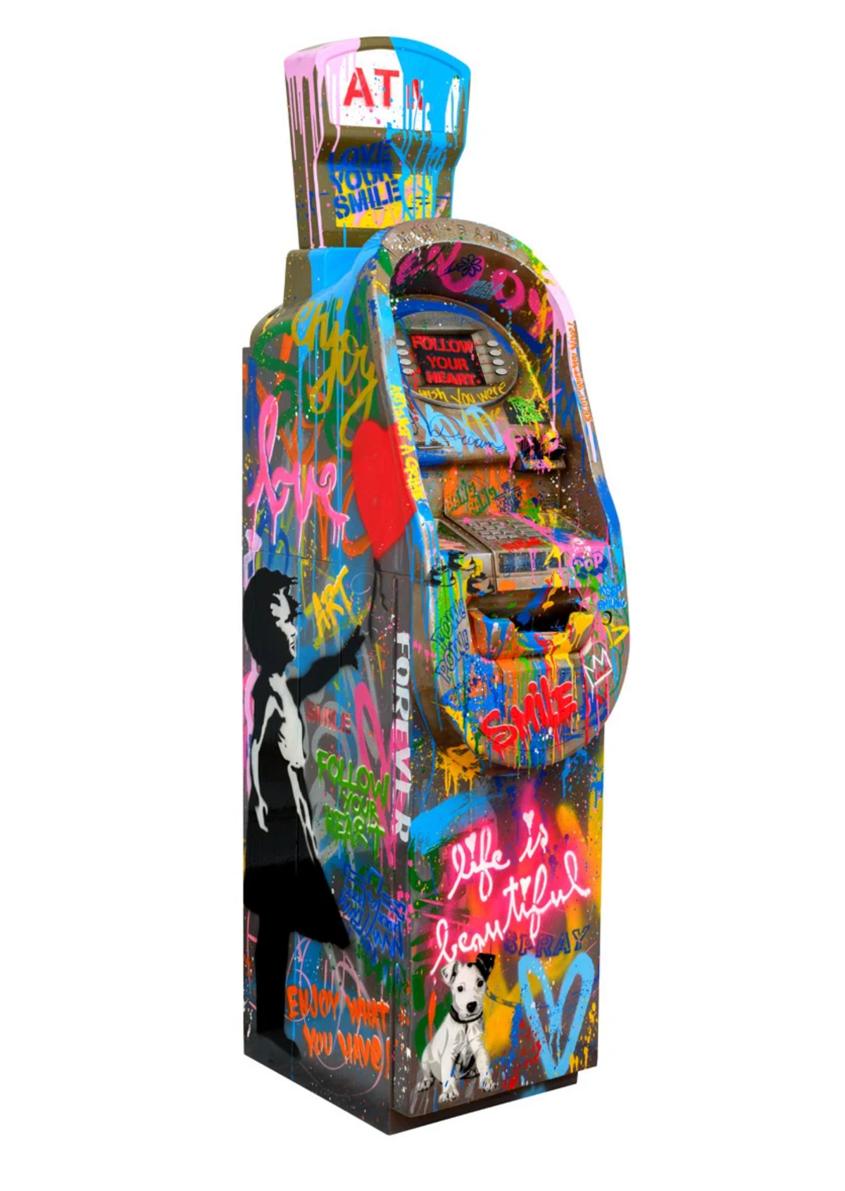Mr. Brainwash – Vandalized ATM