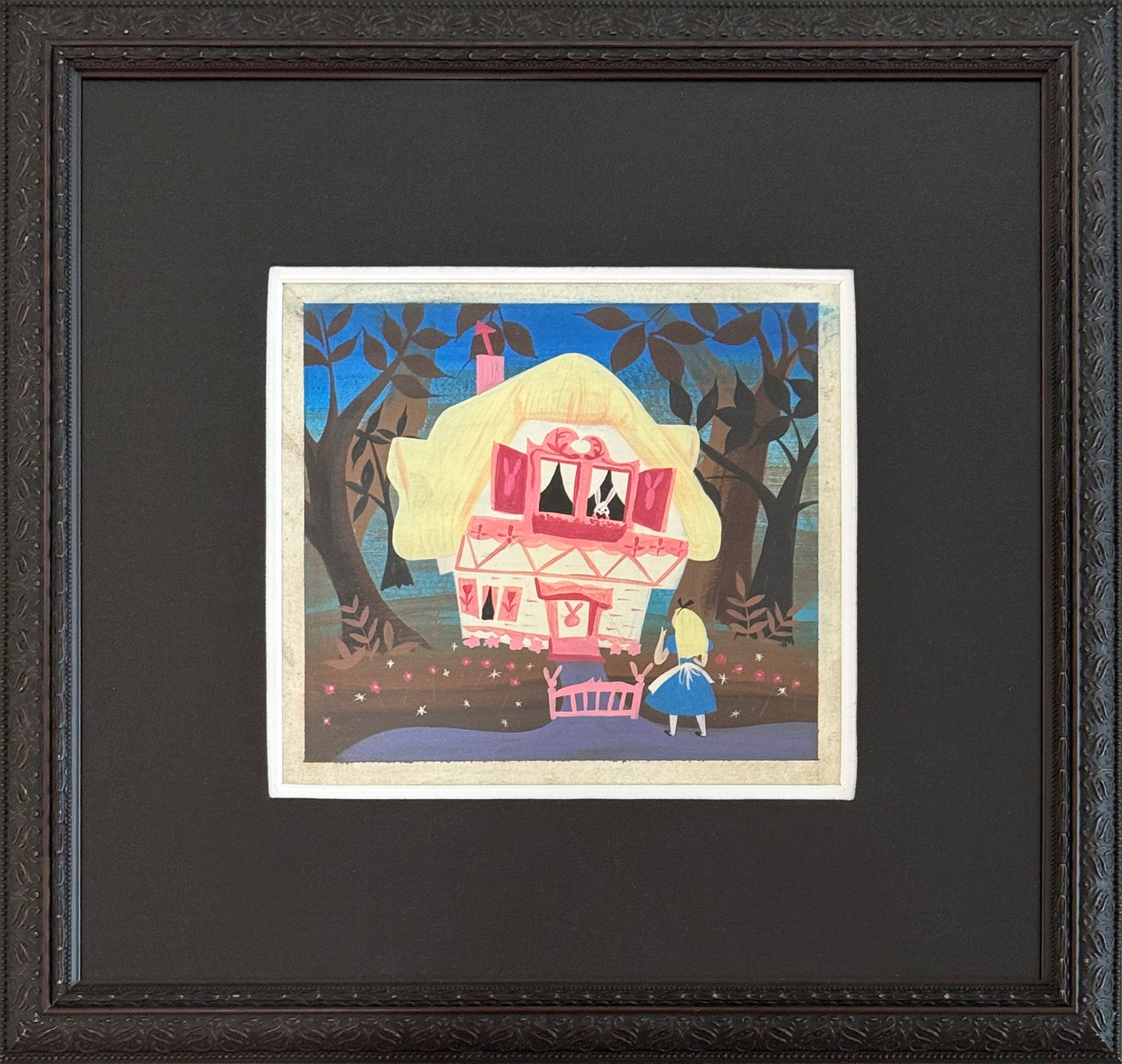 Alice in Wonderland Original Concept Painting by Mary Blair