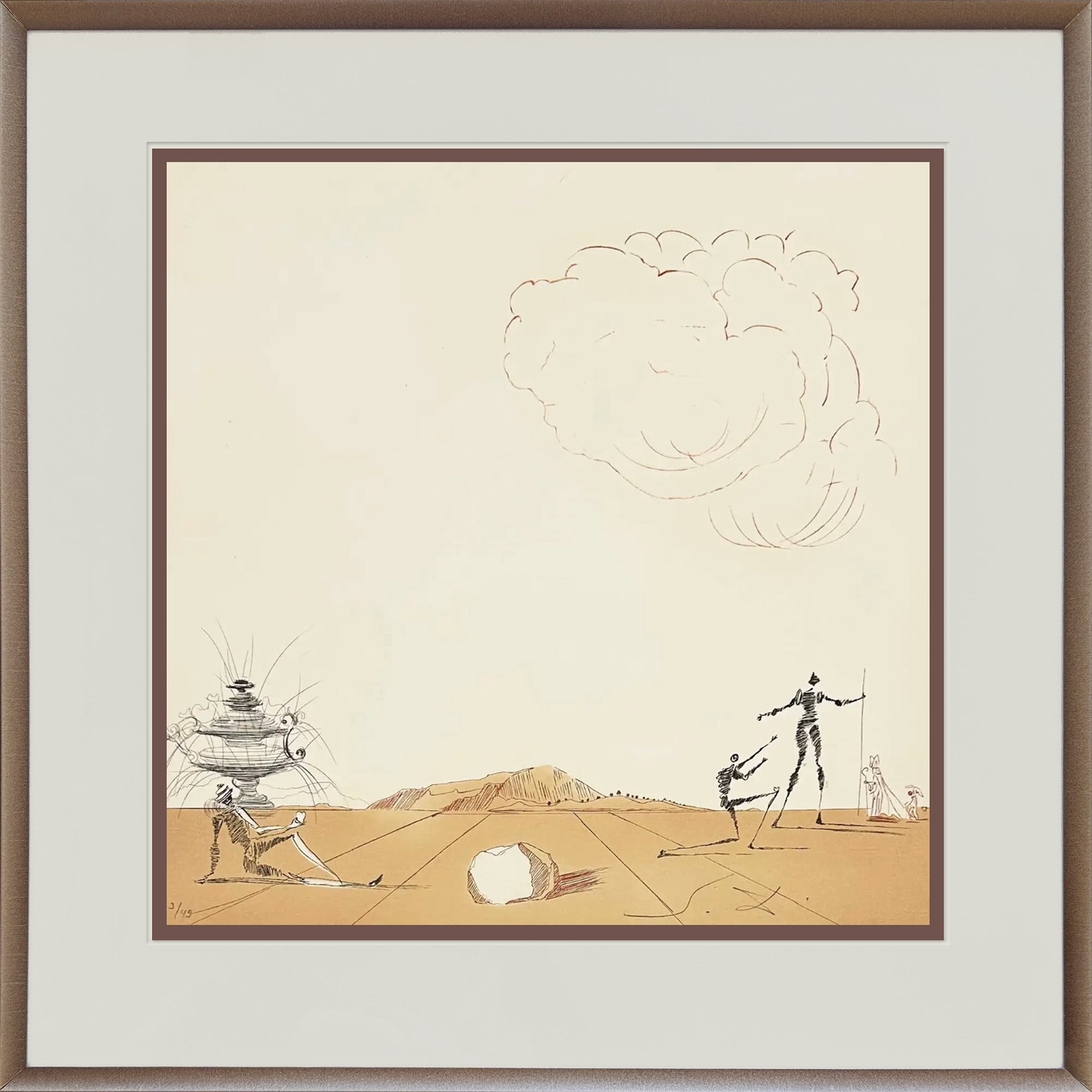 Salvador Dalí – Fantasmes de la Plaine d'Ampurdam from Begonia