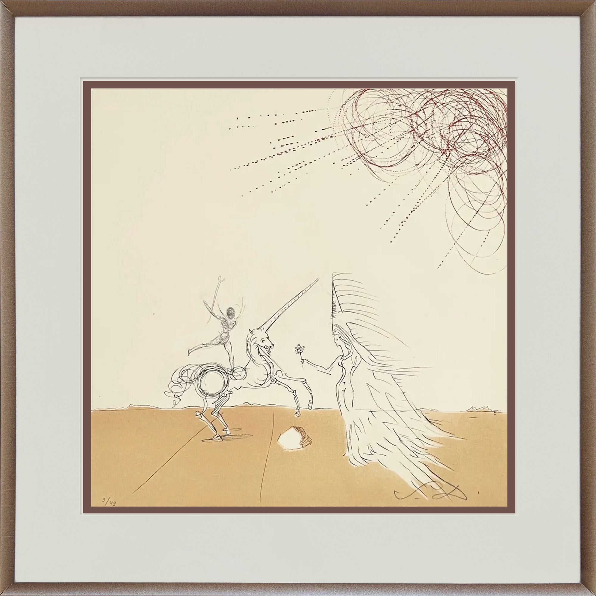 Salvador Dalí – Désert Fabuleux from Dahlia