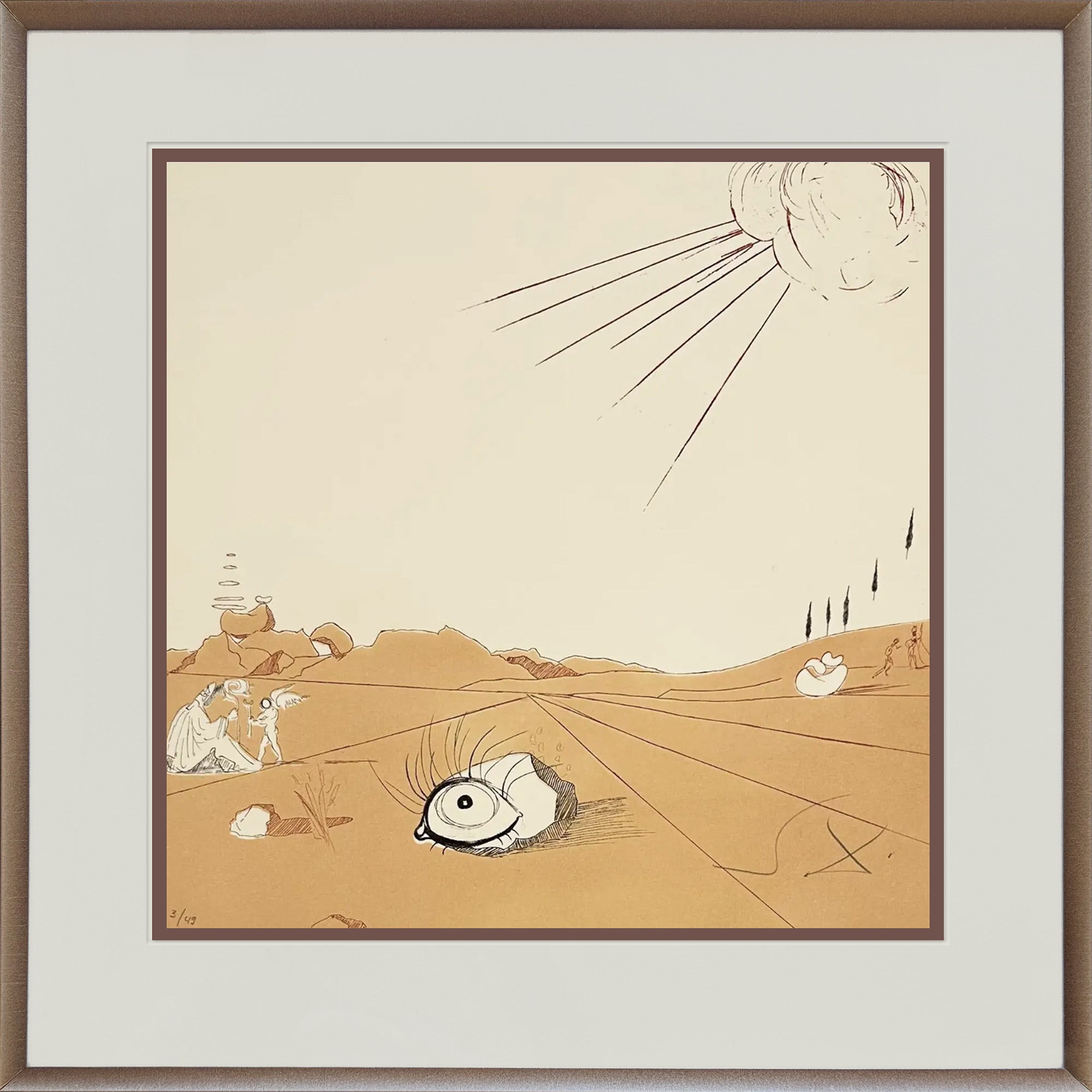 Salvador Dalí – Espace Paysage from Cobea