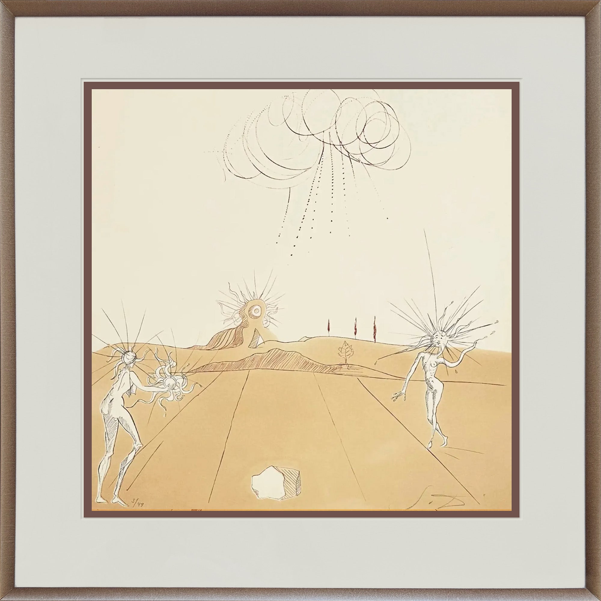 Salvador Dalí – Paysage Avec Figures-Soleil from Sun