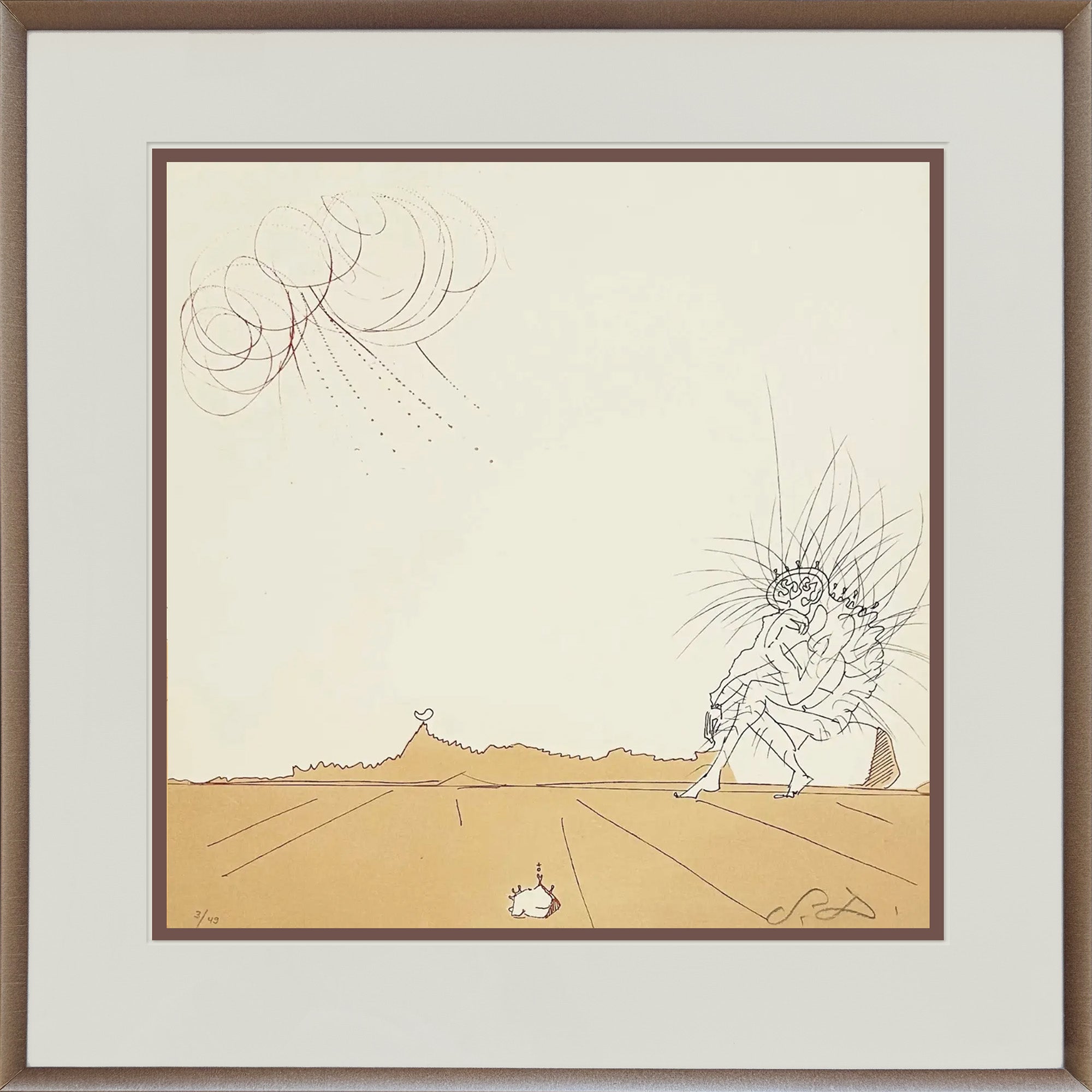Salvador Dalí – Méditation Orogenique from Pansy