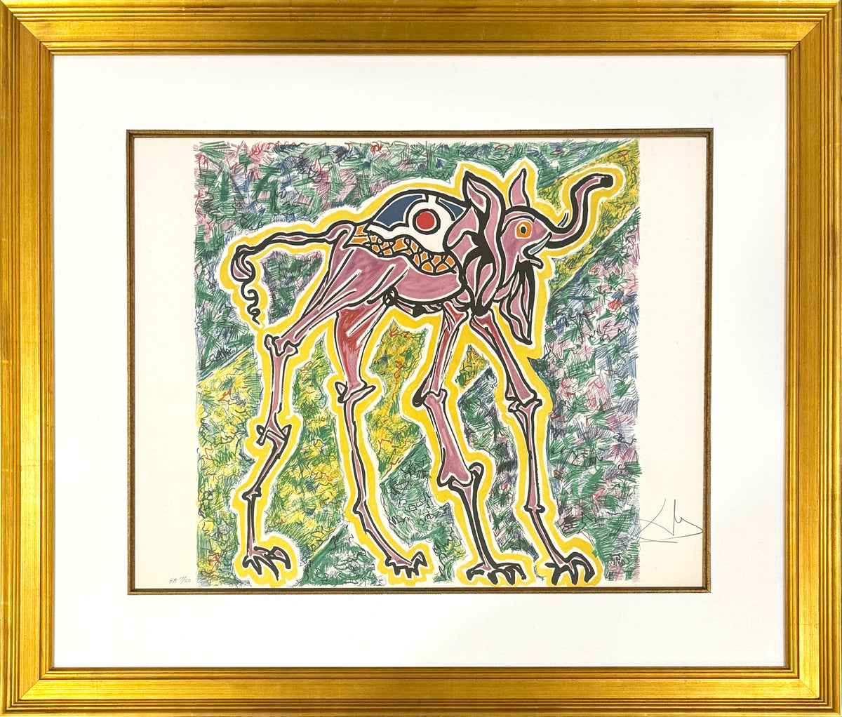 Salvador Dali - L'elephant Aux Pattes de Cigogne, 1976