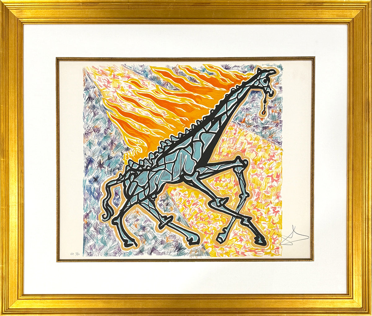 Salvador Dali - Le Girafe En Feu, 1976