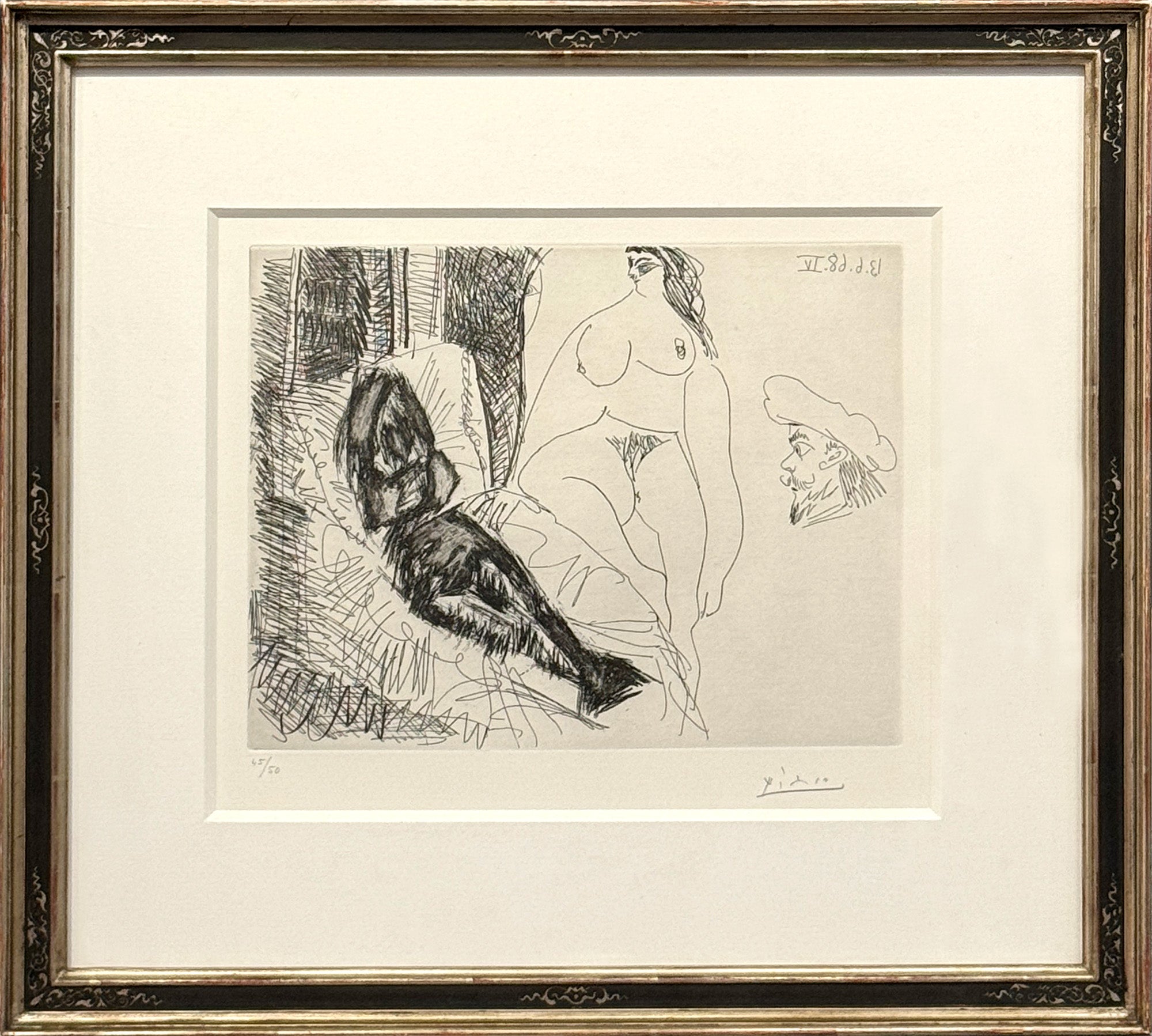 Deux Femmes Avec Voyeur from 347 Series (Plate 158), 1968